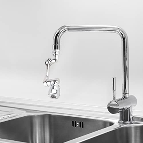 torneira universal, Extensor arejador torneiras rotativas 1080°, Filtro respingo durável para pia co