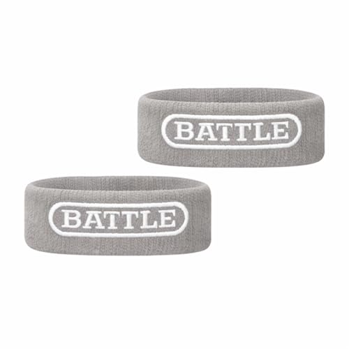 Image of Battle Football Armbands - High-Performance Bands for Football Athletes - Includes 2 Bicep Bands - Ultra-Soft Material to Wick Away Sweat and Keep Hands Dry and Comfortable - Machine Washable
