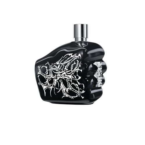 Diesel Only The Brave Tattoo, Eau de Toilette for Men, Woody Scent With Notes of Citrus, Sage, Pepper & Tobacco, 6.8 Fl. Oz.