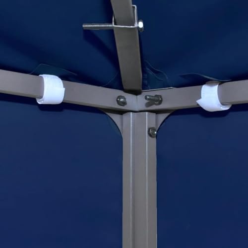 Techo de cenador de 3x3 m exterior azul resistente a rayos UV 3