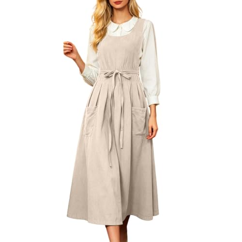 Vestido tirolés para mujer en tallas grandes con blusa tirolesa y cordones adaptables