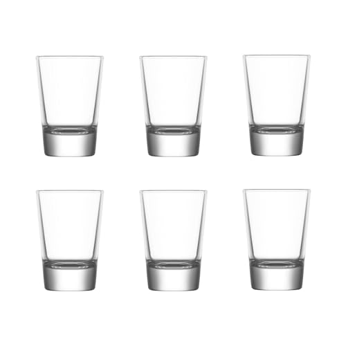 NOVASTYL - Lot de 6 shooters boston 6.2cl en verre transparent - 1618084