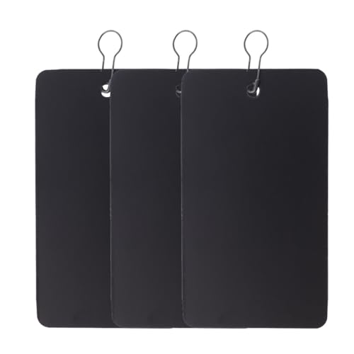 Portatodo PVC negro de 400 piezas con tarjetas colgantes y pinzas para identificación