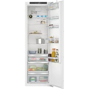 Siemens KI81RADD0, iQ500, inbouwkoelkast, 177,5 x 56 cm nis, 310 l, Made in Germany, flessenrek voor flessen, 2 x langere versheid, snellere koeling, softclose-deur, zeer stil, plat scharnier