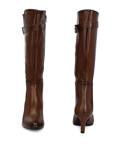 Image of Delize Women Vegan Leather Chelsea Knee Boots 64733