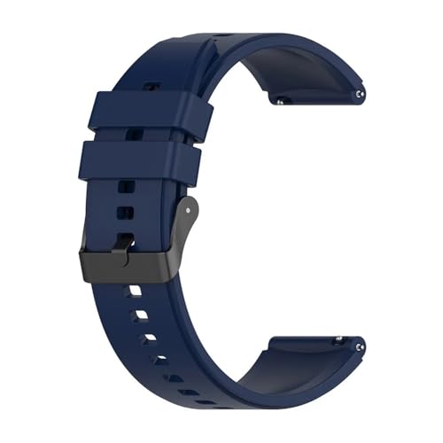[MEVMEVGNLN] Fit For Amazfit GTR 42mm�u���X���b�g�����p�A�N�Z�T���[�ɓK������V���R���E�H�b�`�o���h(Midnight blue,For 20mm)