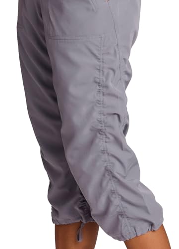 Image of RBX Active Capri Pants for Women Joggers Stretch Lightweight Women's Casual Pant Capri with Drawstring