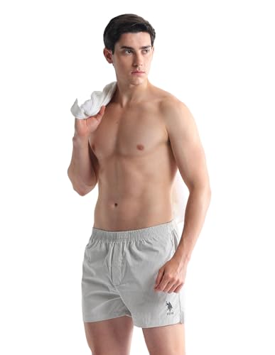 Image of U.S. Polo ASSN. Mens EX004 Cotton Striper Essential True Inner Boxer -Pack of 1