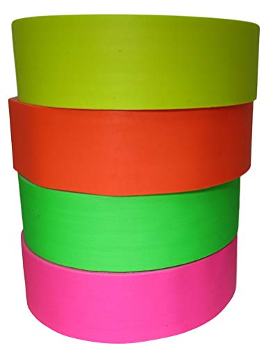 Image of GGR Supplies T.R.U. CDT-70F Superior Performance Fluorescent Duct Tape with A Natural Rubber /Synthetic Resin Adhesive. 60 Yards. (Fluorescent Pink, 3 in.)