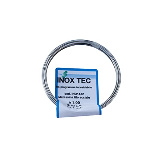 MASIDEF 3603011 Edelstahldraht Durchmesser 1,00 mm - 7 m, 1 mm x 7 Meter