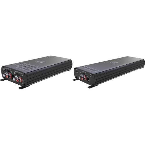 Wavtech link500.4mini - 500 Watt 4-Channel Amplifier, and Wavtech link1000.1mini - 1000 Watt Mono Amplifier