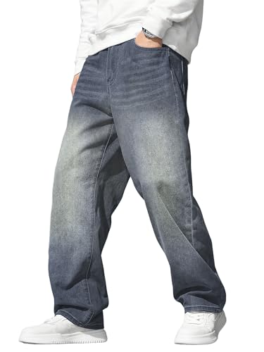 JMIERR Men's Baggy Wide Leg Jean