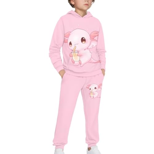 Girls Swimsuit Outfit 2 Piece Tracksuit with Pockets Clothing Set3