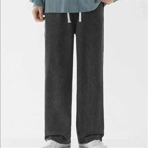 Men’S Jeans Loose Straight High Street Casual Daily Dragging Pants Casual Jeans3