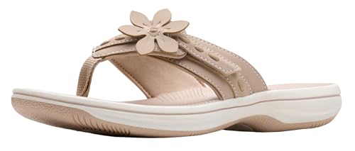 Image of Clarks Women's Breeze Opal Cloudsteppers Flip-Flop | Casual Sandals