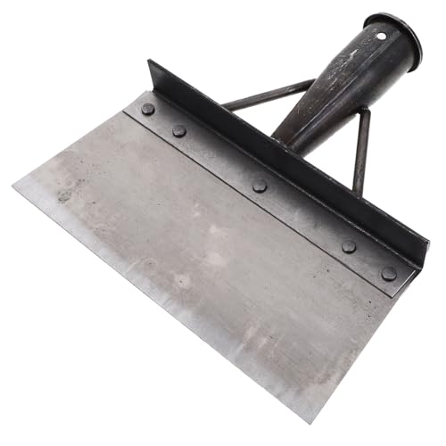 Gogogmee Paletta Per Escrementi Di Pollame Da Fattoria, Pala Per Letame Pulita in Metallo, Strumento Per Pulizia Allevamenti Suini e Polli, Lama Da 20 Cm, Resistente e Facile Da Lavare