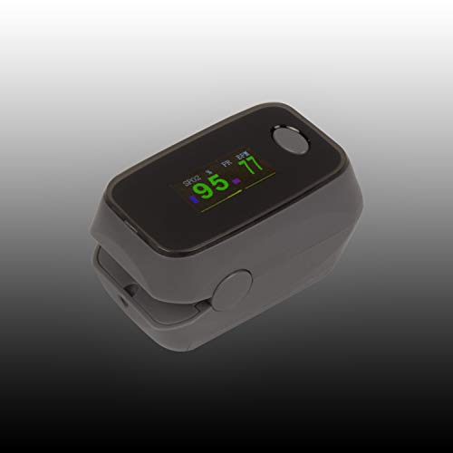 Image of Equinox EQ-OP-109 Pulse Oximeter with Accurate Blood Oxygen Saturation & Pulse Rate (Black, Pack of 1)
