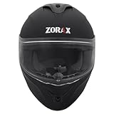 Zorax Falcon Matt Black L (59-60cm) Full Face Motorbike Helmet ECE 22.06 Approved - Image 7