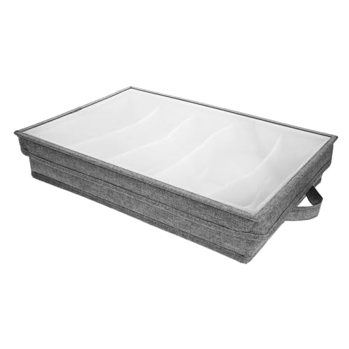 DIYEAH Organizer Portaposate Pieghevole e Rimovibile con Divisori Multipli Valigetta Porta Posate Portatile per Cucchiaio Forchetta e Accessori da Tavola Contenitore Compatto Elegante