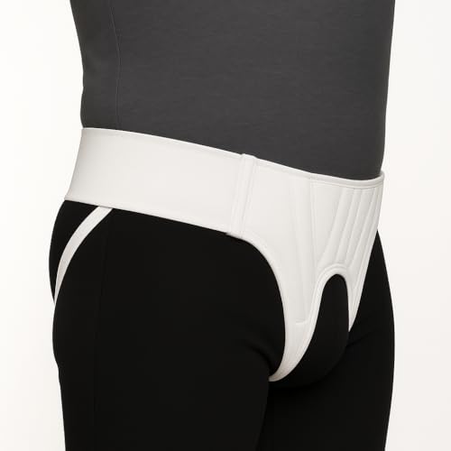 Faja para Hernia Inguinal Ajustable Blanca Talla M miniatura 3