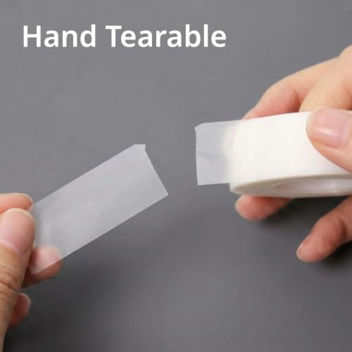 Image of Invisible Tape | 33meter Length X 18mm Width | Invisible, Writable & Hand Tearable | Perfect for School, Projects, Home, DIY & Office Use (Set of 3)