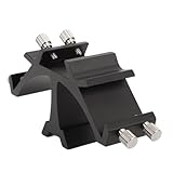 Astronomisches Teleskop Fixed Slots Rack, 3 Slots Vollmetall Schwalben Schwanz Halterung Basis Dreifach Finder Halterung Halterung. Schwarz