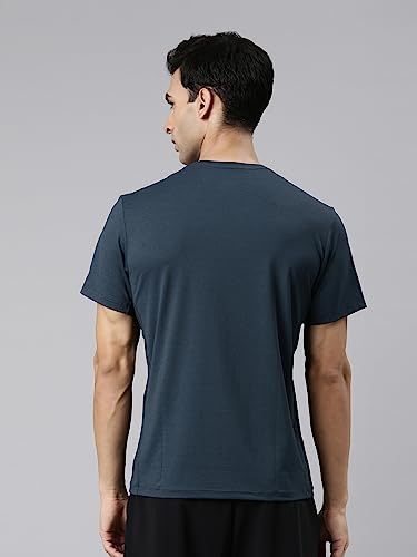 Image of XTEP Training Series, Polyester & Elastane for Better Stretch, Comfort Series, Sports Elastic Performance, Crew Neck Design, Comfort & Elastic Training T-Shirt for Men (White)