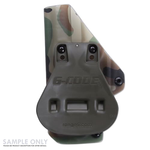 Image of KYDEX Thermoform Sheet - (P1 Texture) - (Infused Print) - (12in x 12in) - (Woodland Camo - Desert Glass) - (1 Sheet) - (for Holster Making & Hobby) - (USA Made)
