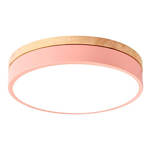 Lustre plafonnier LED moderne rond et plat pour cuisine
