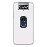 UOGNADGD Funda Flexible + Soporte para Dedo Compatible con ASUS ZenFone 7 Pro ZS671KS Funda Antigolpes para Teléfono con Soporte Magnético Estilo Mecanizado (Blanco + Azul) UOGNADGD Funda Flexible + Soporte para Dedo Compatible con ASUS ZenFone 7 Pro ZS671KS Funda Antigolpes para Teléfono con Soporte Magnético Estilo Mecanizado (Blanco + Azul)