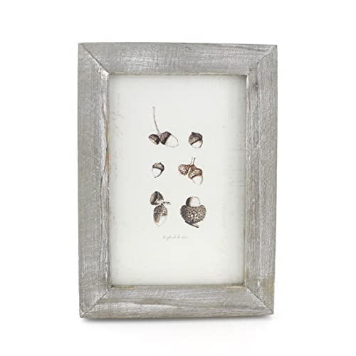 Zhenzan Frames 4X6 Inches Simple Rectangular Desktop Family Picture Photo Frame With Glass Front (Grey) #TOP1