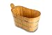 Produktbild XXL Luxus freistehende Holz-Badewanne Holzbadewanne Tauchbecken Holzwanne