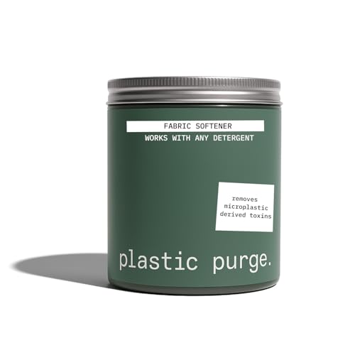 Plastic Purge Eucalpytus Microplastic Detox Fabric Softener Powder | Zeolite Based Formula | Eco-Friendly Solution for BPA Removal | Suitable for All Clothes | 28 Loads Per Tin