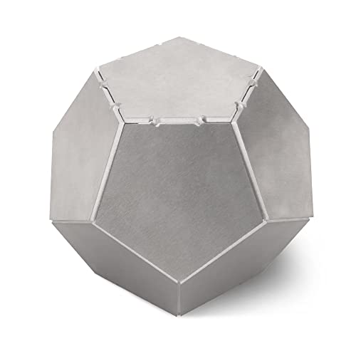 Flameweld Welding Kit Welding Plate - 2Pcs 5052 Aluminum Welding Coupons Folded Pentagonal Sphere, 11 Gauge 1/8" Thick Welding Training Metal With Mig, Tig, Gas, Arc, Stick #TOP5