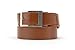 Walnut Classic Leather Dress Belt for Men with Automatic Buckle - Nexbelt Ratchet System Technology