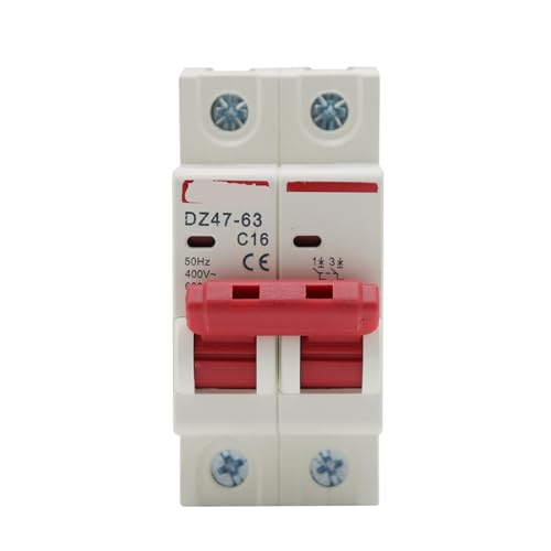Disjoncteur de type C DZ47 pour éviter les pannes et surcharges 400V - 6