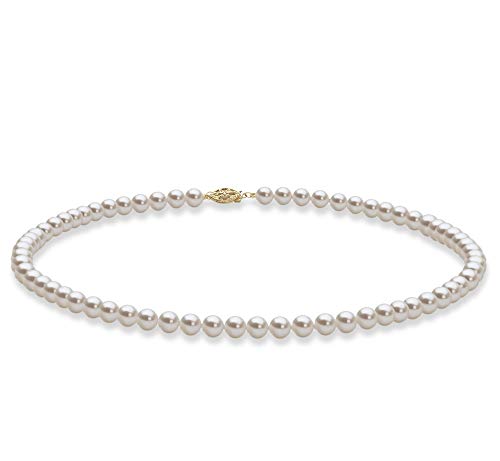 White 5-6mm AAA Quality Freshwater Cultured Pearl Set for Women2