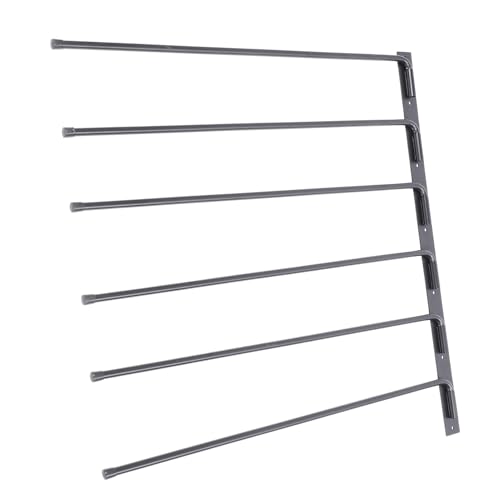 Rack de couverture de selle Pilipane en fer lourd pliable avec 6 crochets - 4