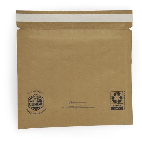 Image of CURBY 100% Curbside Recyclable Mailer #2, 9.875 inch x 9.5 inch, 30-Pack, 99320