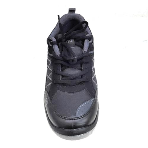 Image of ADD GEAR CTR - TREK1 Trekking Shoes for Women and Kids - Anti-Skid Hiking Shoes Anti Slip Mountain Boots in Action (Black)