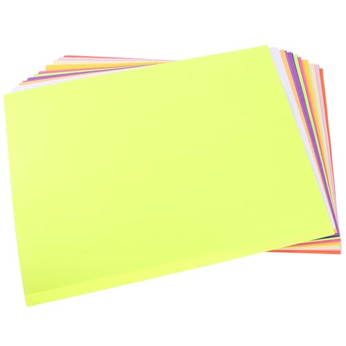 TEHAUX 100 Hojas Papel de Impresora A4 Multiusos Diseño Portátil Superficie Lisa Papel Grueso para Impresión Uso Comercial y Manualidades