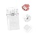 OSALADI 24pcs Transparent Self-Adhesive Clips for Crafting Memo Holders and Ticket Organizers Multi-Functional Clips for Organization