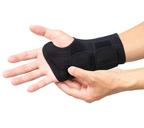 FDTY Carpal Tunnel Wrist Brace for Men and Women - Day and Night Therapy Support Splint for Relief of Relieve joint discomfort, Wrists, Arm, Thumb and Hand discomfort - Adjustable Straps(Left Hand)