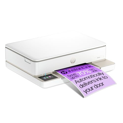 HP Envy 6120e All in One Printer | Perfect for Home | Colour | Wireless | Print, Scan & Copy | 5 months free Instant Ink limited time only | Easy Setup & Reliable Wi-Fi | White - Image 3