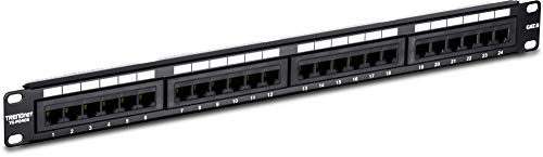 image for TRENDnet 24-Port Cat6 Unshielded Patch Panel, Wallmount or Rackmount, 