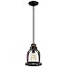 Westinghouse Lighting 6356300 Cindy Mini Pendant, 1 Light, Oil Rubbed Bronze , Oil-rubbed Bronze
