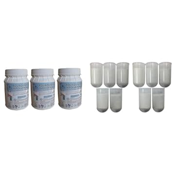 Polvere di Polifosfato WK | Ricarica Universale 3x1Kg per Dosatori | Norme CEE & Ricariche Super Concentrate di Polifosfato (10 Pezzi) - Protezione Anticalcare e Anticorrosiva