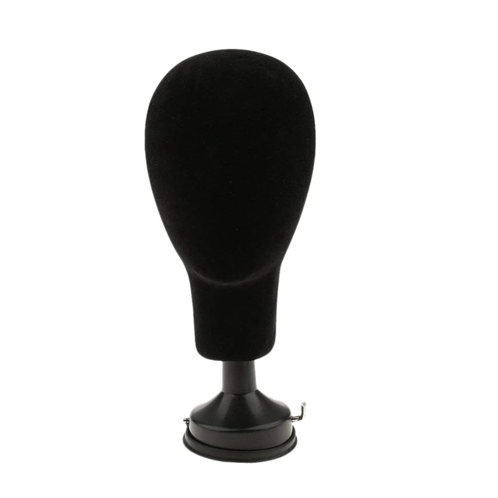Floccaggio Schiuma Manichino Testa Modello Fotografia Accessori Adulti Manichino Testa Muffa Parrucche Occhiali Presentiere Nero