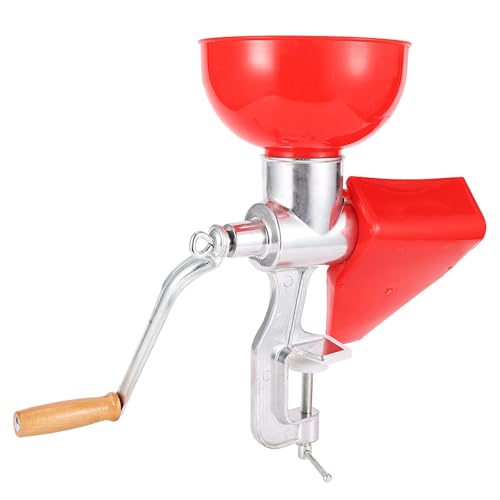 Espremedor de Tomate, Casca e Sementes Separadas, Tigela de Grande Capacidade, Filtro de Aço Inoxidá