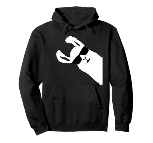 Product Image of the Funny Llama Alpaca With Sunglasses Pullover Hoodie
